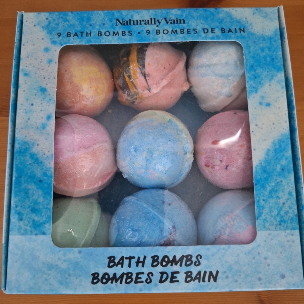 Naturally Vain Bath Bombs 9 set